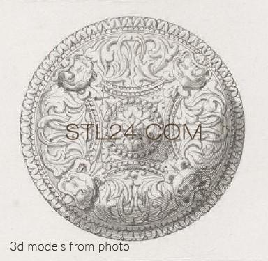 Розетки (ROSETTE_0889 -  | 3D model 3DSMAX / OBJ / STL) 3D модель для ЧПУ станка